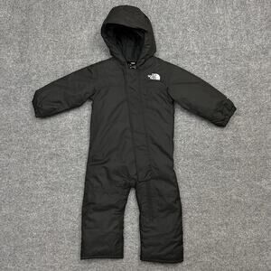 The North Face Snowsuit Baby 6-12 Months Black DryVent Hooded One Piece